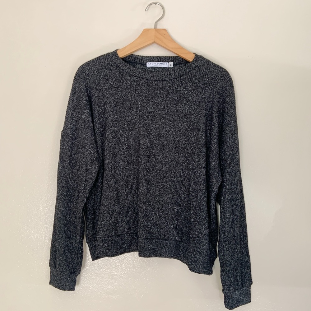 Charcoal Grey Lounge Top